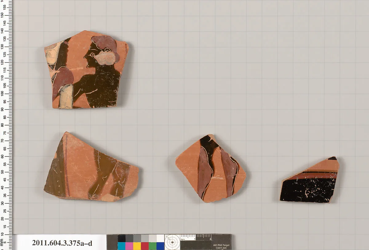 Terracotta fragments of a neck-amphora (jar) — Unknown