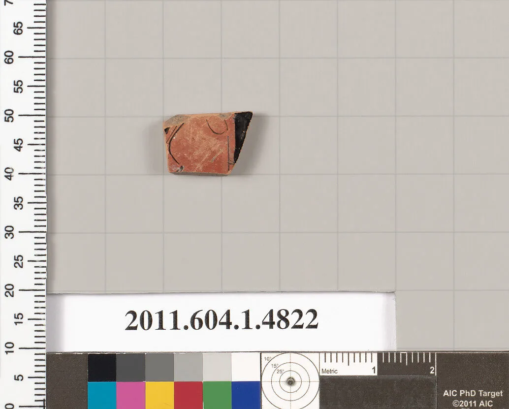 Terracotta fragment of a kylix (drinking cup) — Unknown