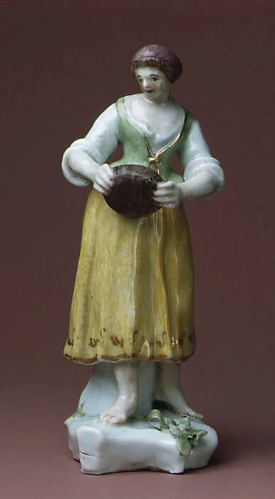 Girl with cheese — Giuseppe Gricci|Capodimonte Porcelain Manufactory