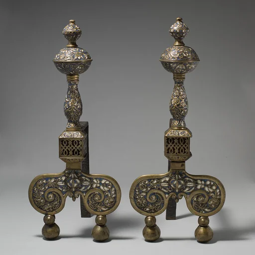 Pair of andirons