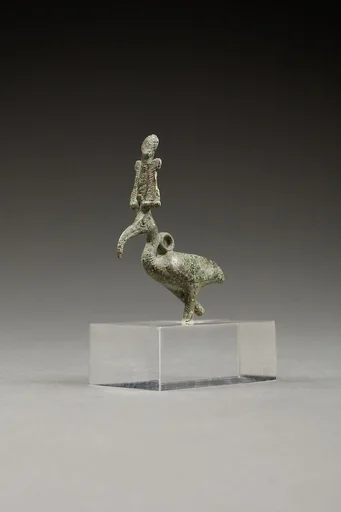 Pendant of an ibis wearing an atef crown