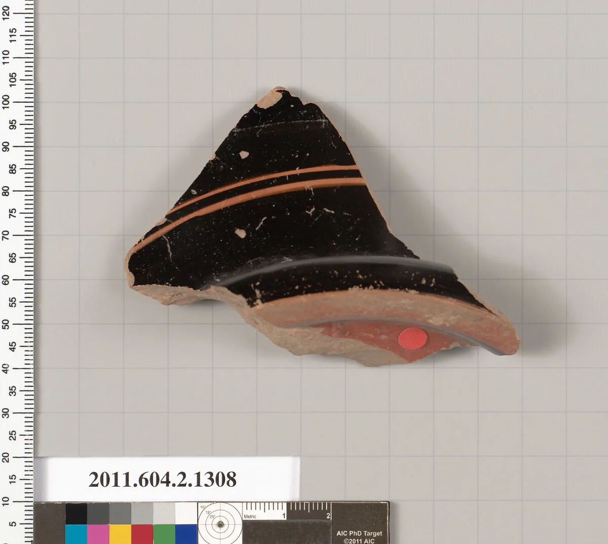 Terracotta fragment of a skyphos (deep drinking cup) — Unknown