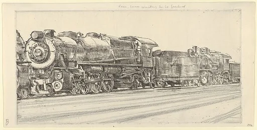 P.R.R. Loco Waiting to Be Junked