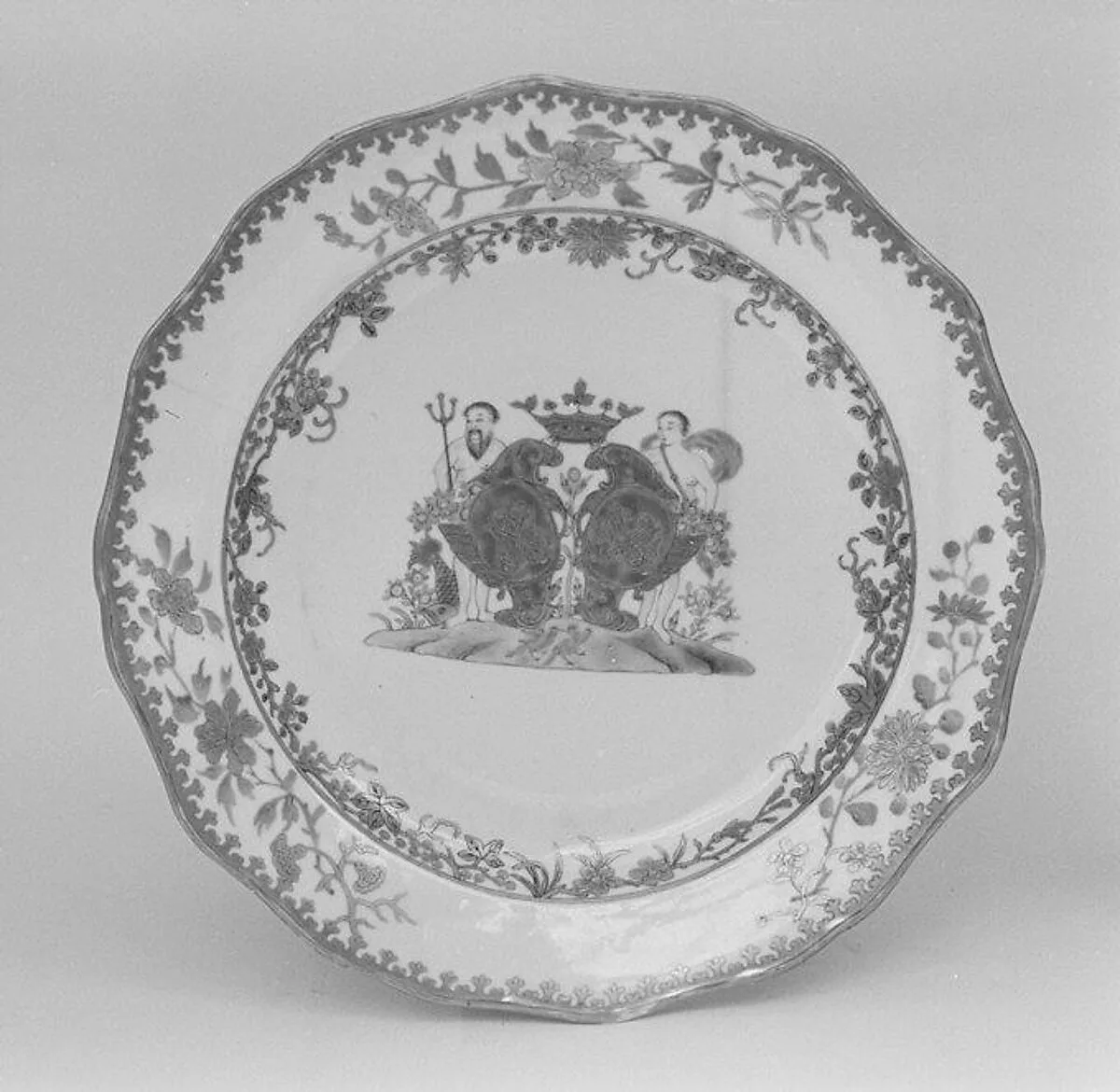 Dinner plate (part of a service) — Unknown