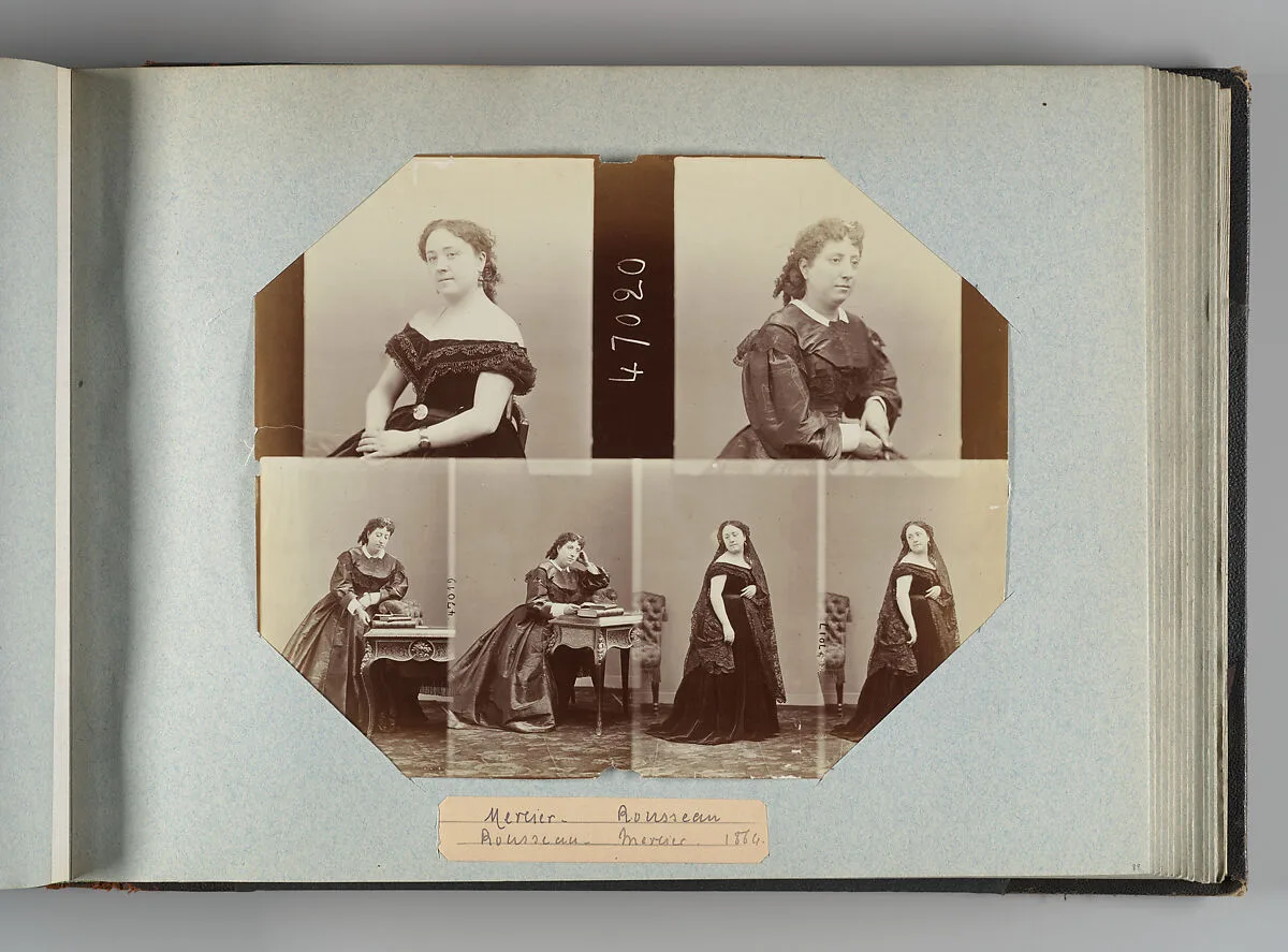 Mlle Mercier; Mlle Rousseau — André-Adolphe-Eugène Disdéri