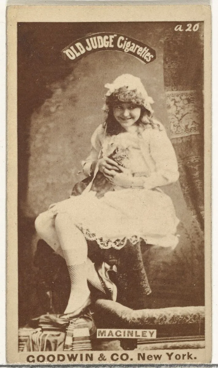 Maginley, from the Actors and Actresses series (N171) for Old Judge Cigarettes — Goodwin & Company