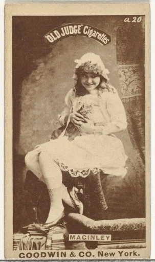 Maginley, from the Actors and Actresses series (N171) for Old Judge Cigarettes