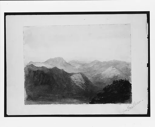From Faulhorn, verso (from "Splendid Mountain Watercolours" Sketchbook)