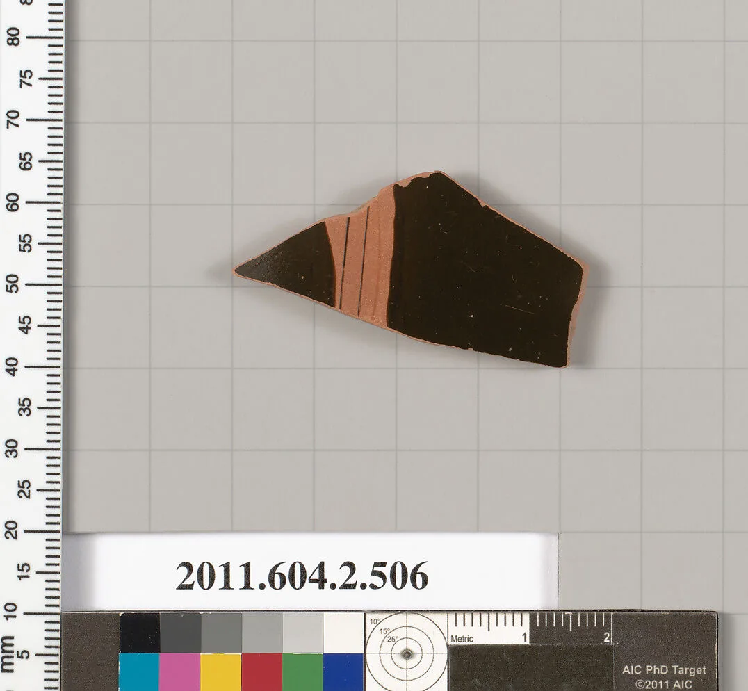 Terracotta fragment of a column-krater (bowl for mixing wine and water) — Unknown