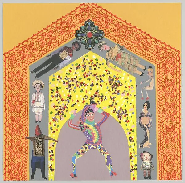 Court Jester, from Femfolio — Miriam Schapiro|Brodsky Center for Innovative Editions|John C. Erickson