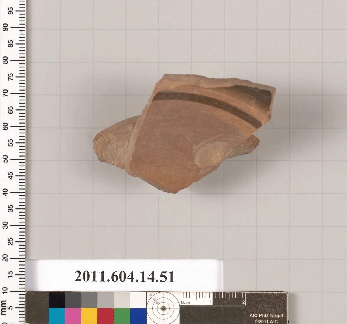 Terracotta fragment of a bowl — Unknown