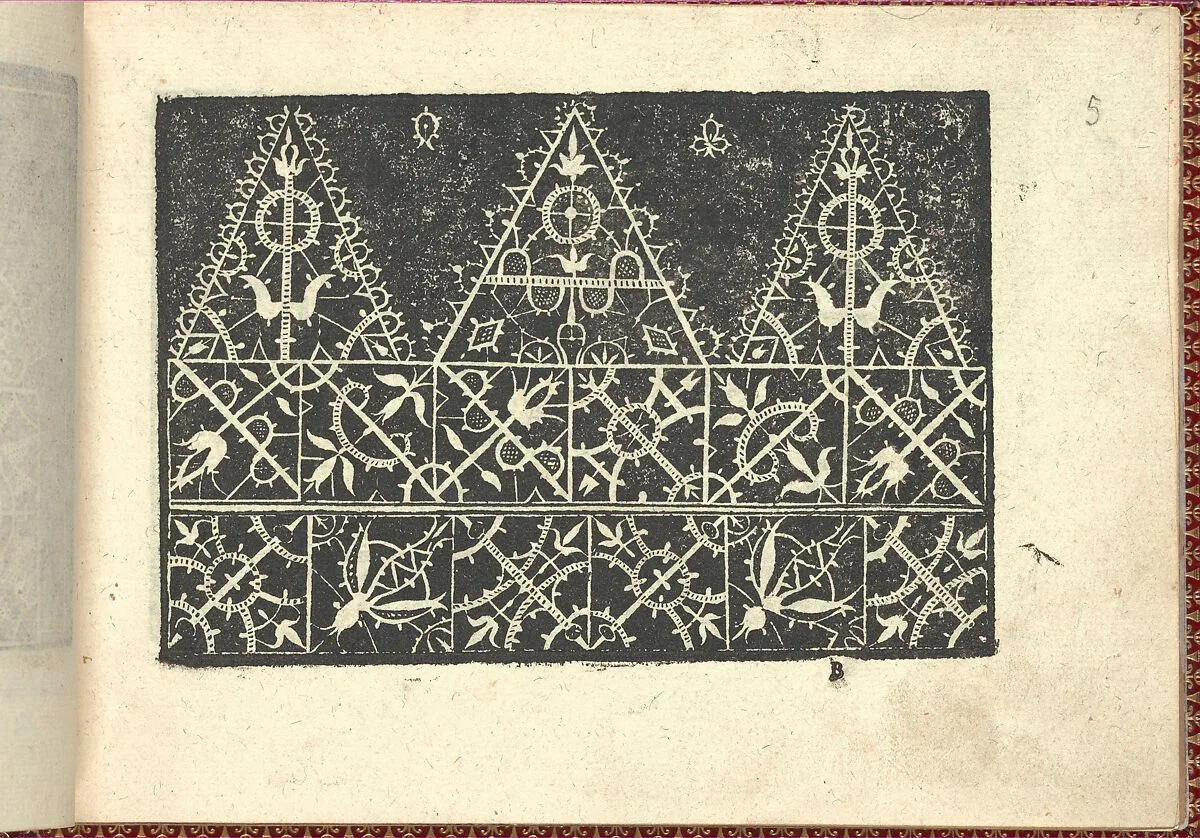 Corona delle Nobili et Virtuose Donne: Libro I-IV, page 5 (recto) — Cesare Vecellio