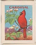 Cardinal from Eggers Bird Booklets (W607) — Unknown