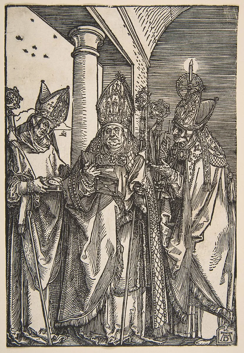 Saints Nicholas, Ulrich and Erasmus — Albrecht Dürer