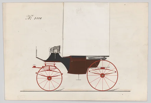Design for Landaulet, no. 3000