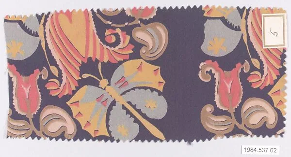 Textile sample, from the ¦Franko Prints¦ series — Joseph Urban|Frank Silk Mills, Inc.