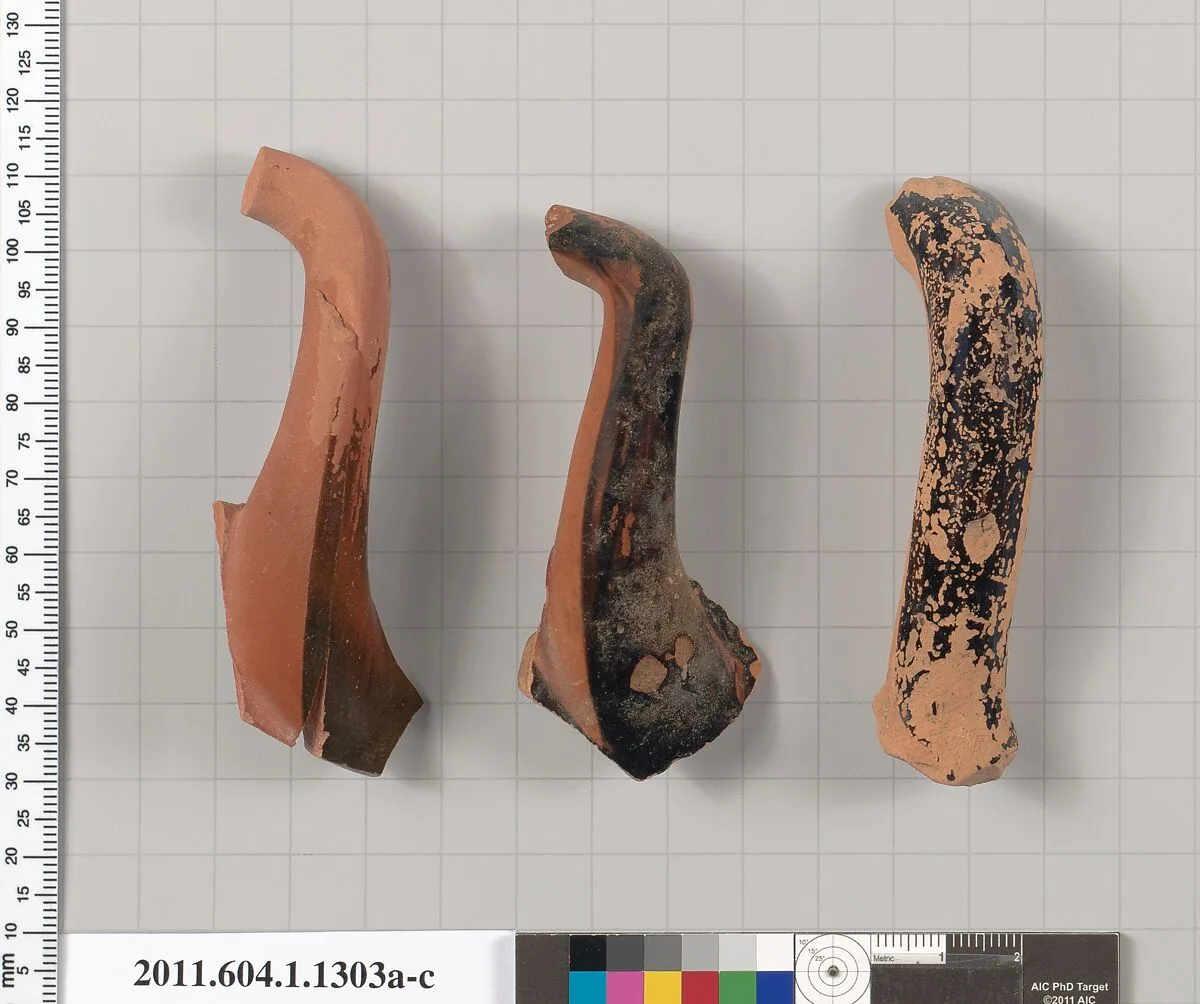 Terracotta fragments of kylikes (drinking cups) — Unknown