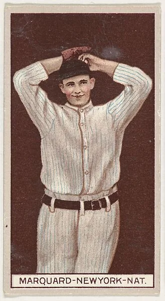 Richard Marquard, New York, National League, from the Brown Background series (T207) for the American Tobacco Company — American Tobacco Company
