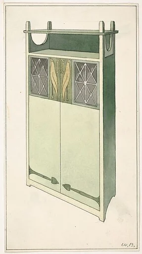 Bird Cupboard for The Living Room and the Hall (Bradley House, "Ladies' Home Journal," XIX, March 1902)