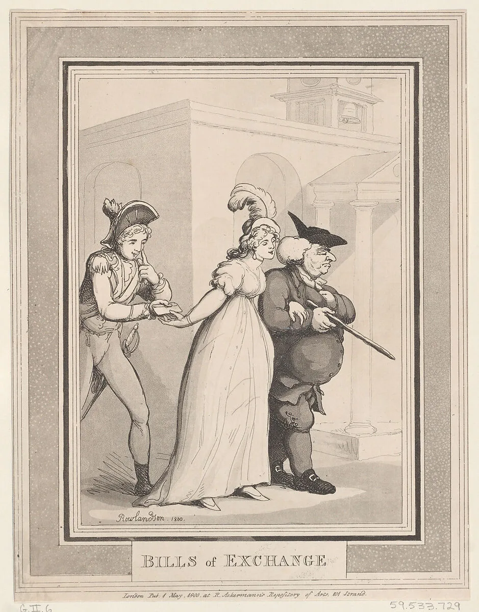 Bills of Exchange — Thomas Rowlandson|Rudolph Ackermann, London