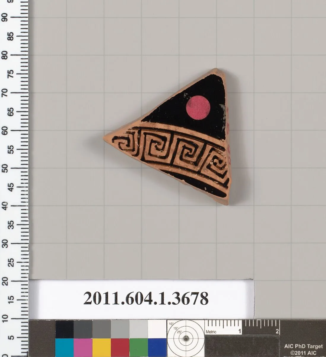 Terracotta fragment of a kylix (drinking cup) — Unknown