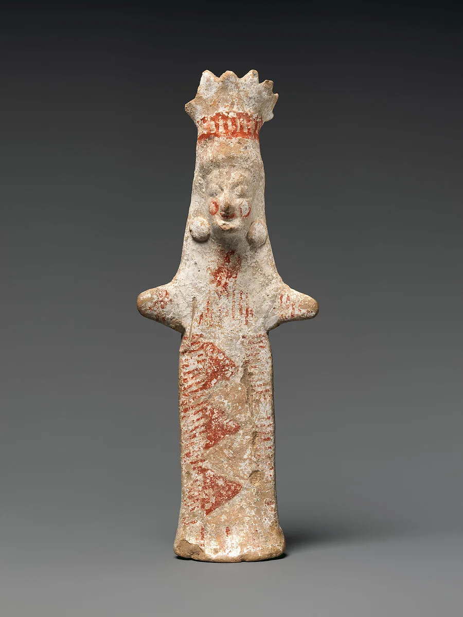 Statuette of a standing goddess — Unknown