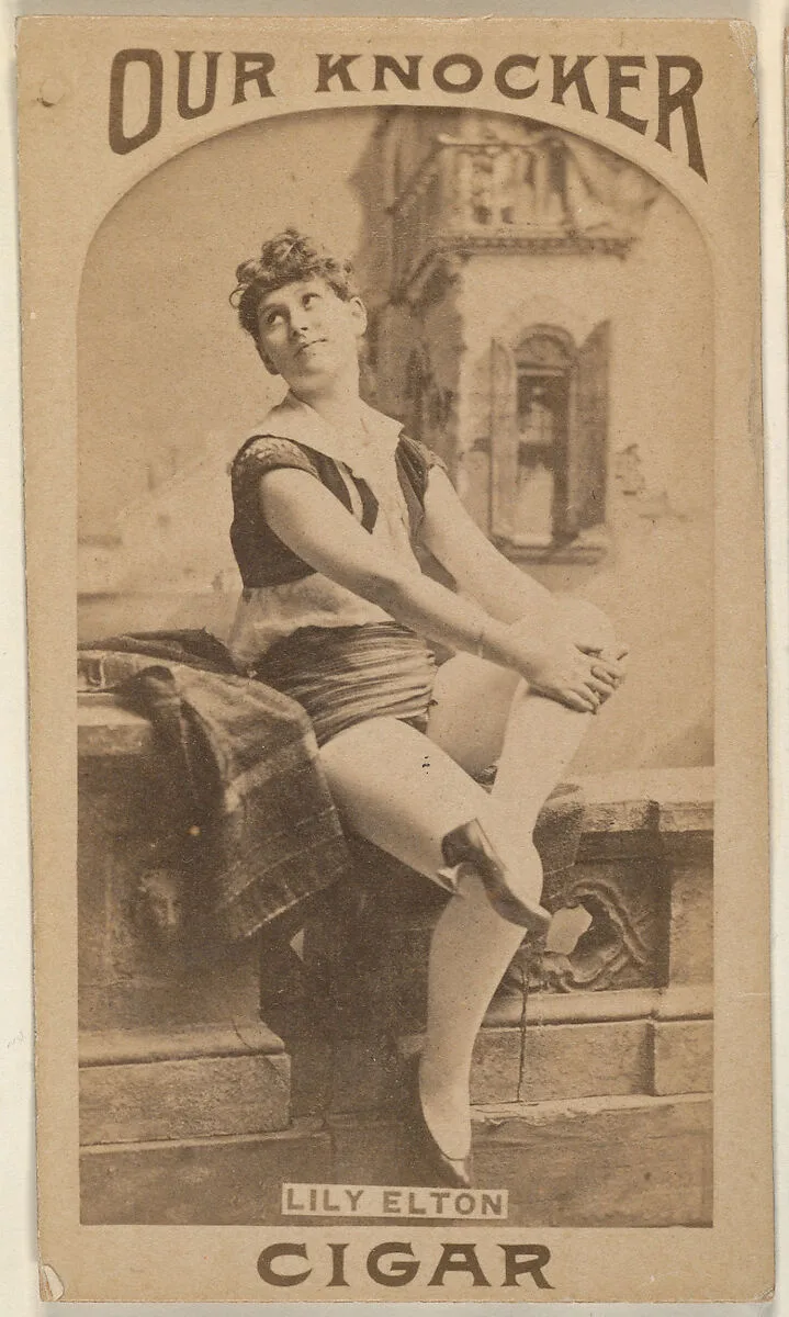 Lily Elton, from the Actresses series (N665) promoting Our Knocker Cigars — Unknown