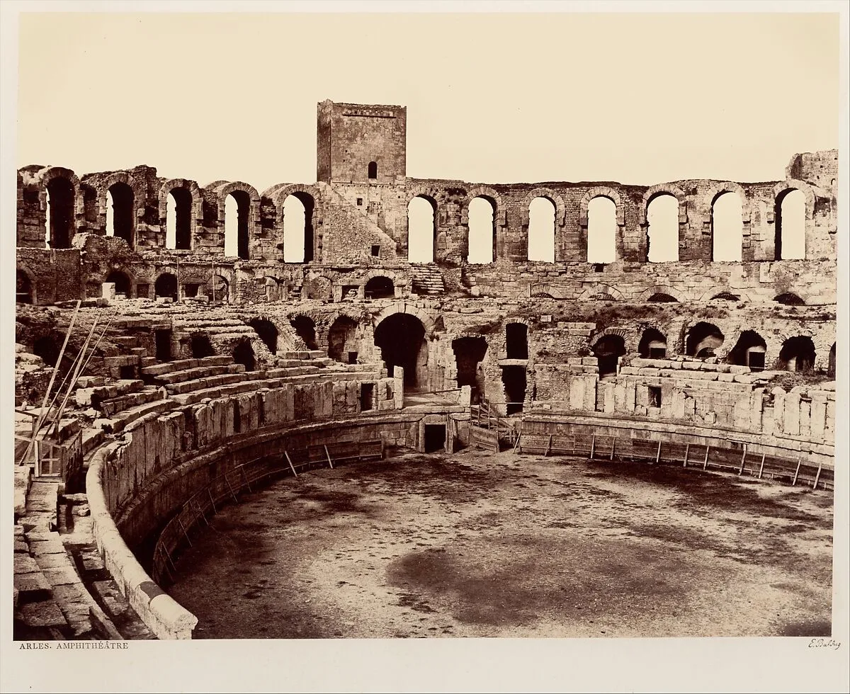 Arles, Amphithéâtre — Edouard Baldus