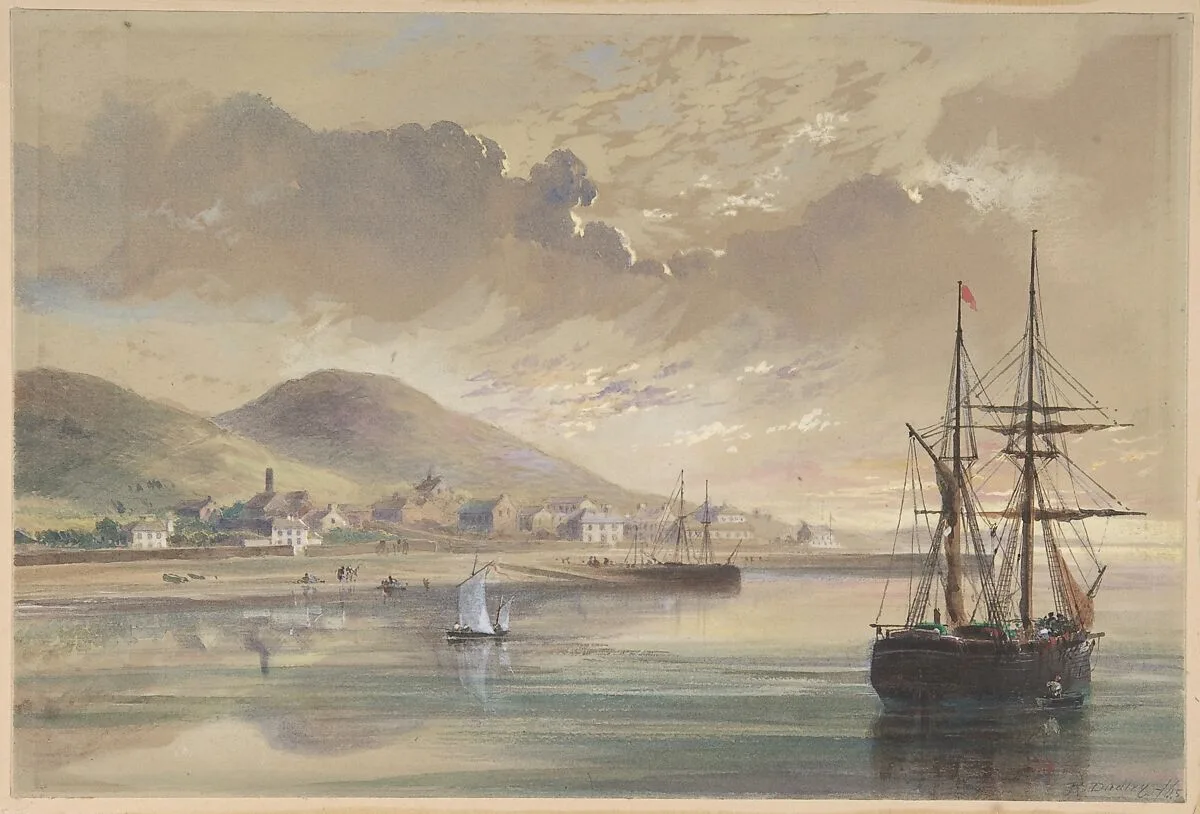 Valentia in 1857-1858 at the Time of the Laying of the Former Cable — Robert Charles Dudley