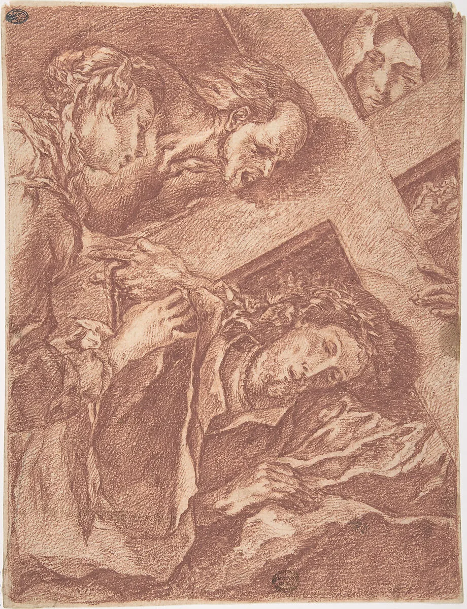 Christ Carrying the Cross — Anonymous, French, 18th century|Jean-Baptiste Greuze