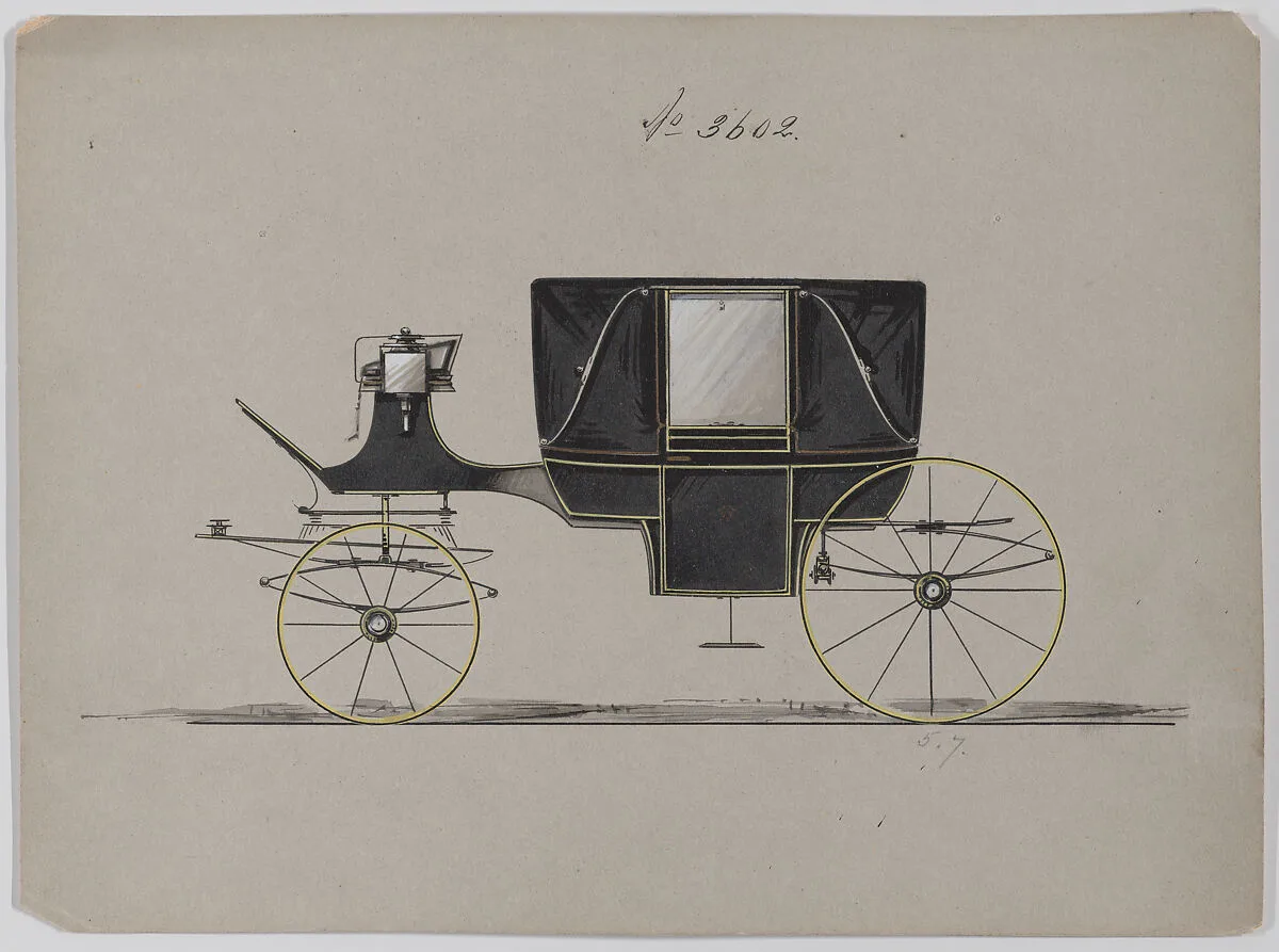 Design for Landau, No. 3602 — Brewster & Co.