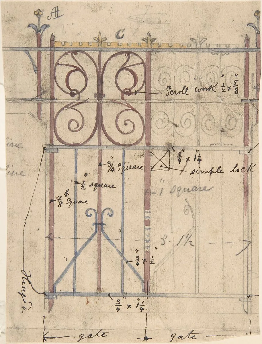 Design for a Church Gate — Richardson Ellson & Co.