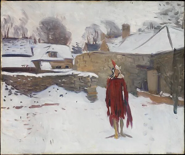 Mannikin in the Snow — John Singer Sargent