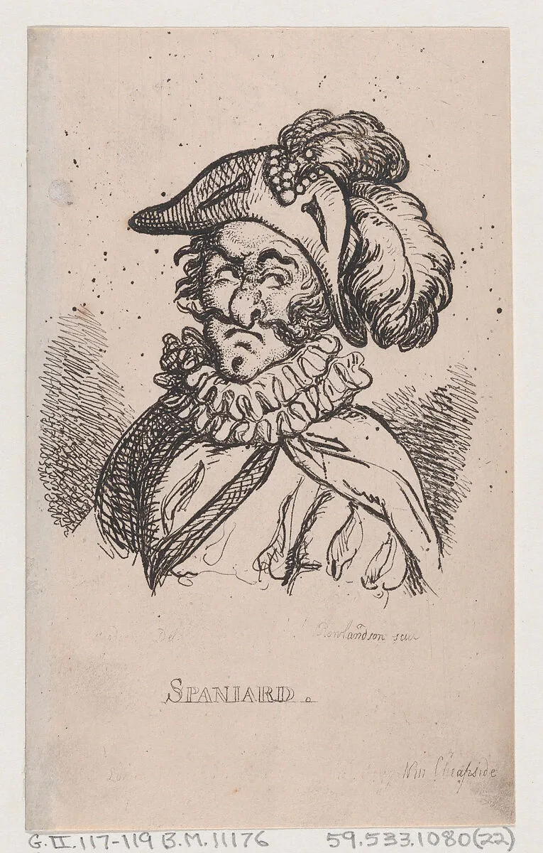 Spaniard — George Murgatroyd Woodward|Thomas Tegg|Thomas Rowlandson