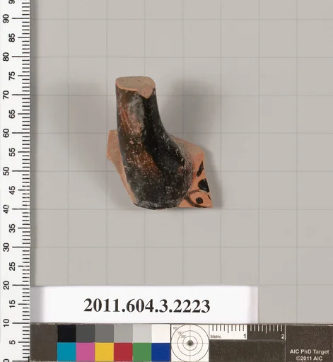 Terracotta fragment of a kylix (drinking cup)