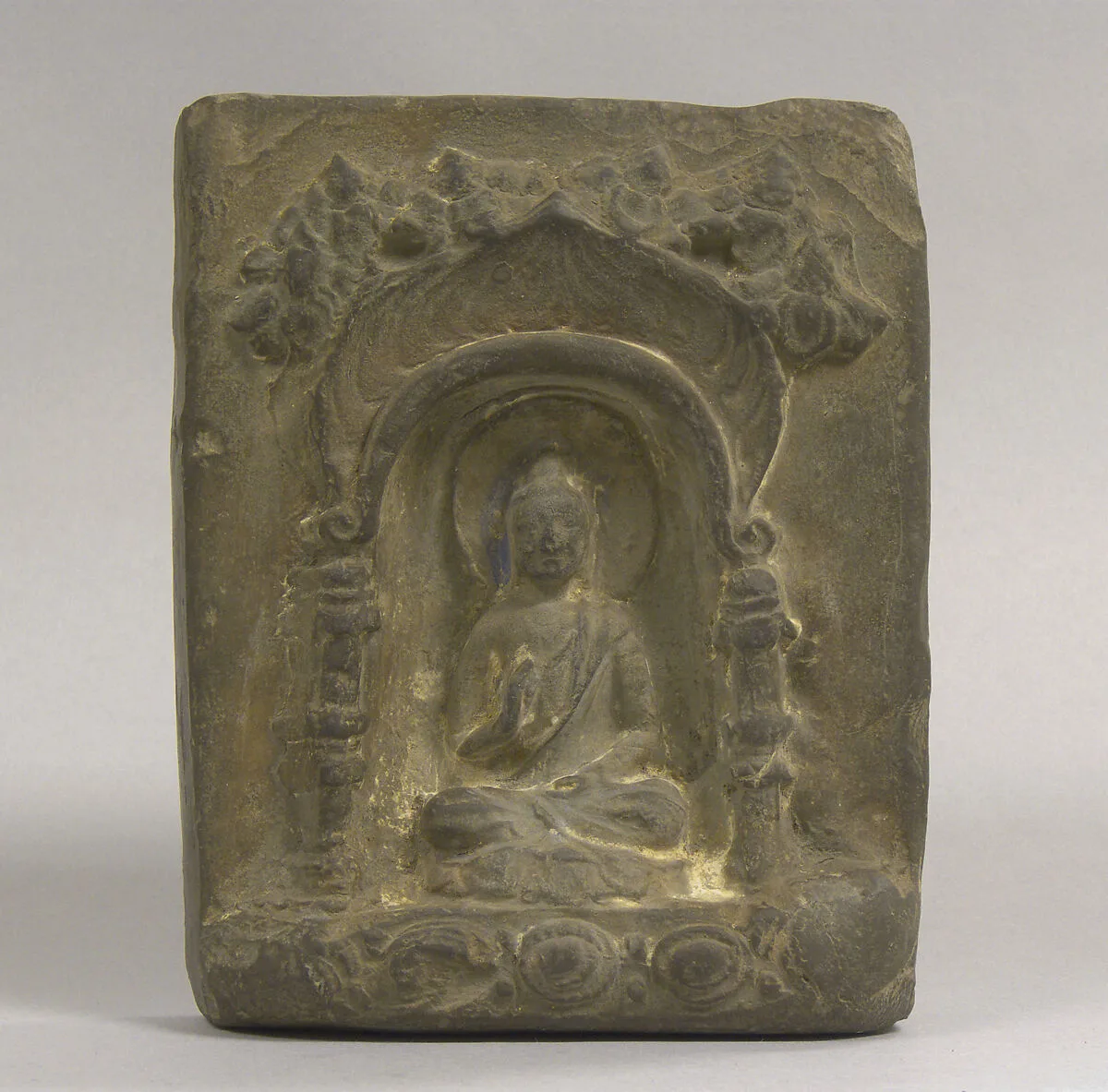 北魏孝 昌二年 佛造像磚|Votive tablet — Unknown