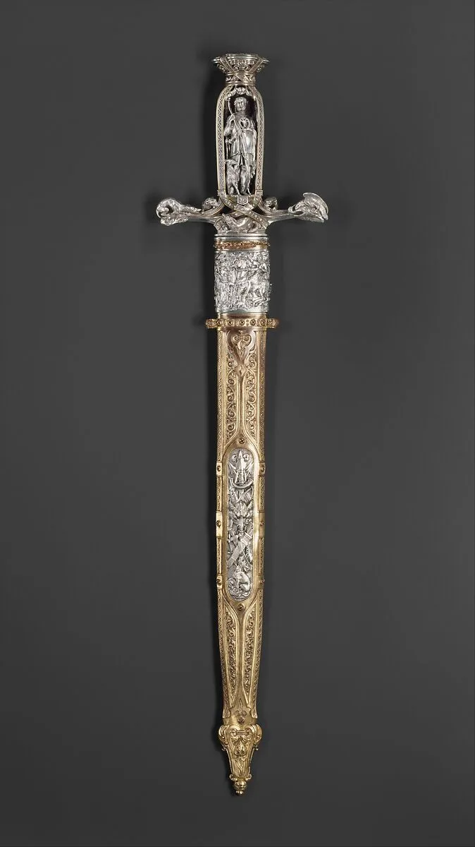 Hunting Sword with Scabbard — Unknown