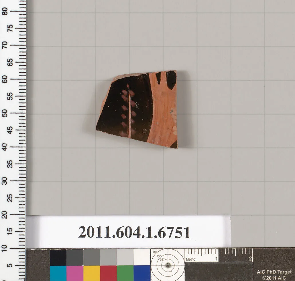 Terracotta fragment of a kylix (drinking cup) — Unknown