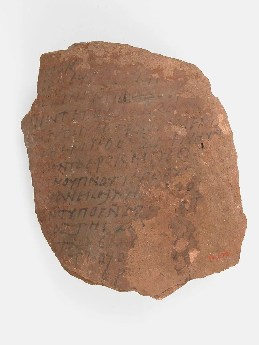 Ostrakon with a Letter from Isaac — Unknown