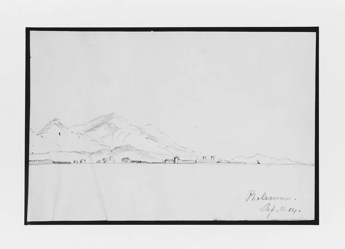 Phalerum (from Sketchbook) — Mary Newbold Sargent