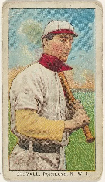 Stovall, Portland, Northwestern League, from the "Obak Baseball Players" set (T212), issued by the American Tobacco Company to promote Obak Mouthpiece Cigarettes — American Tobacco Company