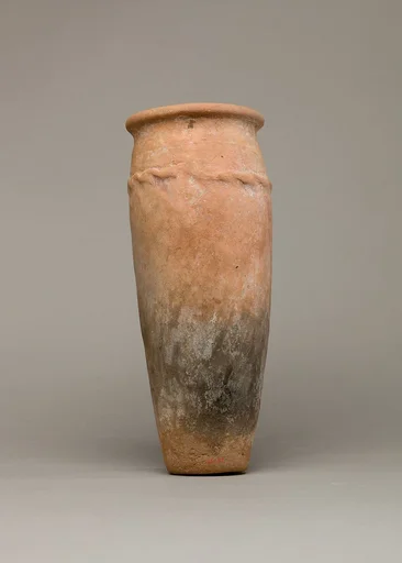 Wavy-handled jar
