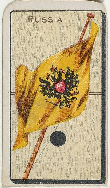 Russia, from the National Flag on Domino series (T177) issued by Kinney Brothers to promote Sweet Caporal Cigarettes — Kinney Brothers Tobacco Company