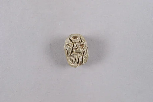 Scarab with an Enthroned Figure