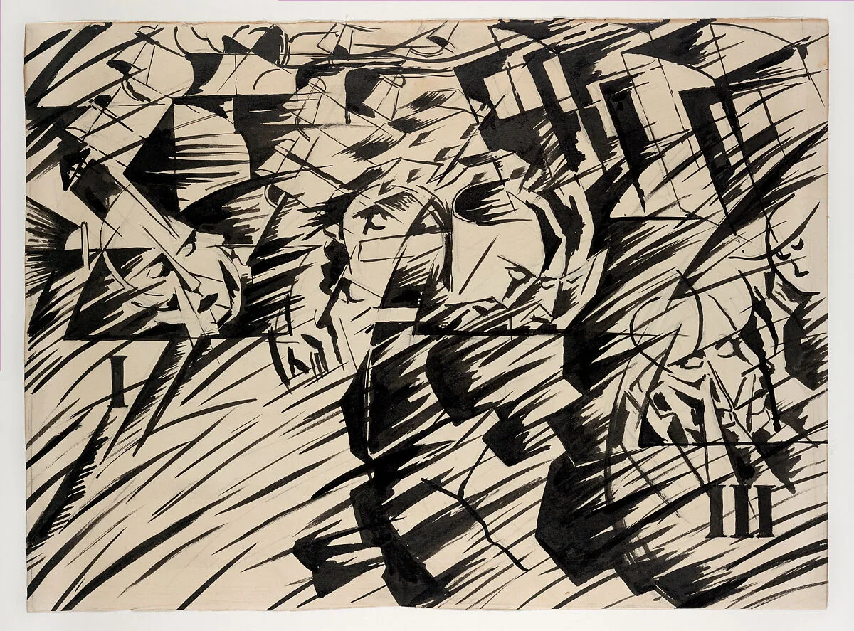 States of Mind: Those Who Go — Umberto Boccioni