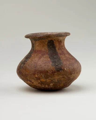 Jar, painted