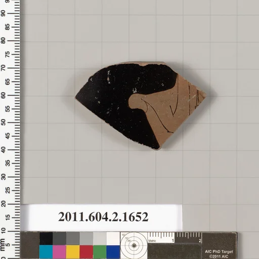 Terracotta fragment of a skyphos (deep drinking cup)