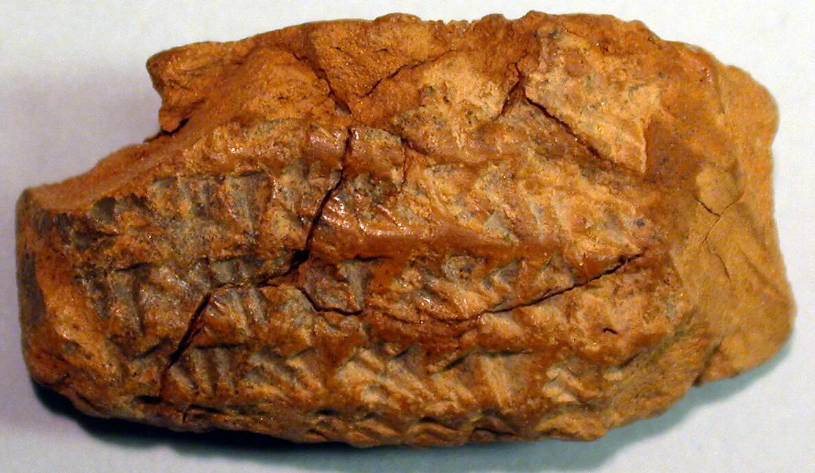 Cuneiform tablet: fragment of a hire contract — Unknown