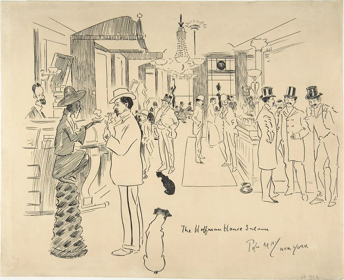 The Hoffman House Saloon, New York — Phil May