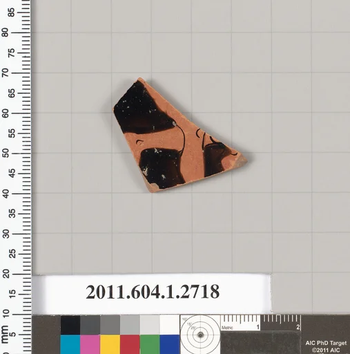 Terracotta fragment of a kylix (drinking cup)
